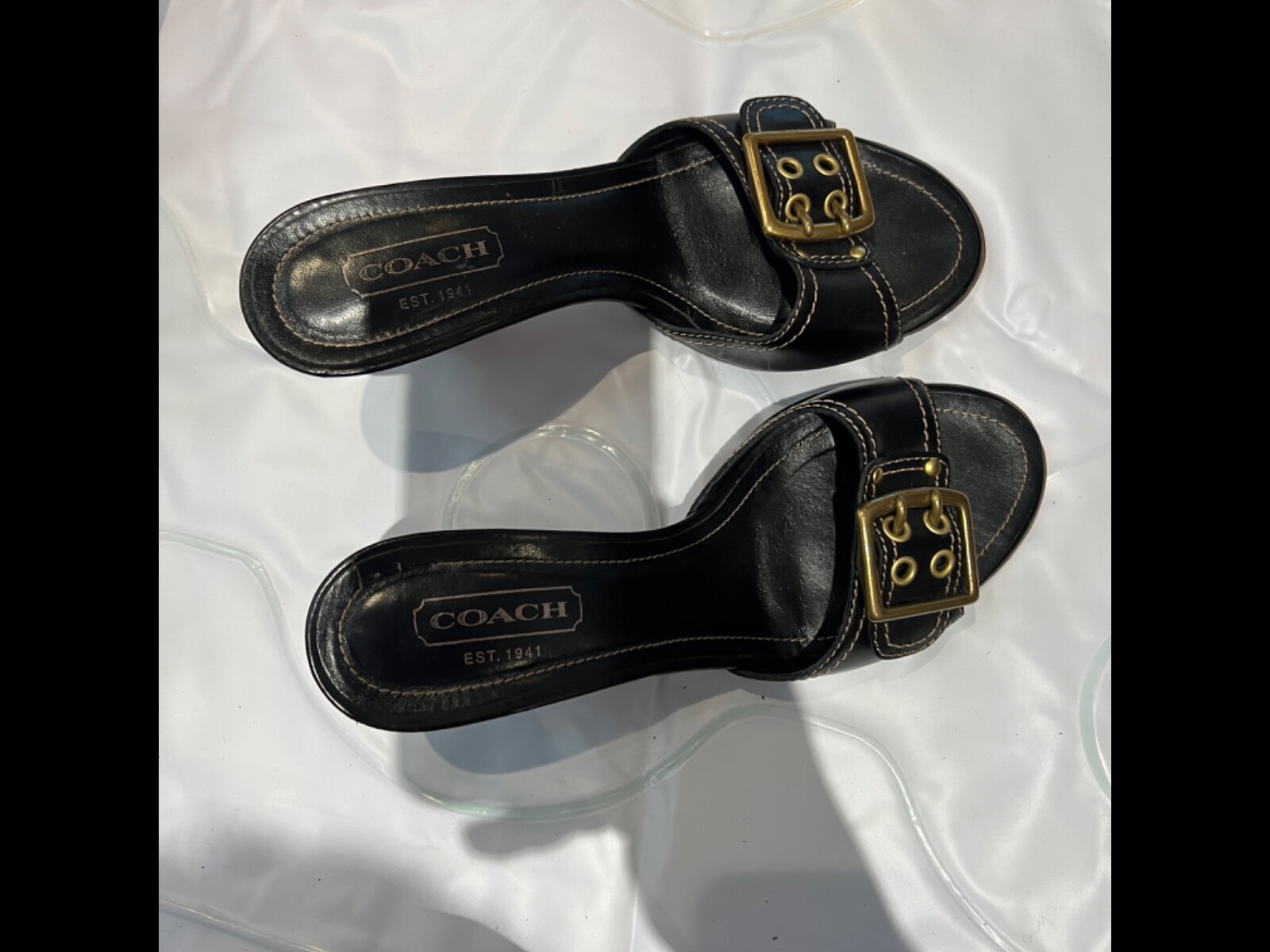 coach women shoes size 10 made in Italy Gem