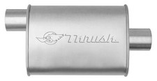 Walker Exhaust 17635 Muffler Hush Super Turbo 3 Inlet3 Outlet Steel Each