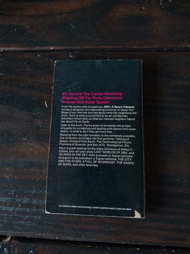 Arthur C. Clarke - Report on Planet Three - Signet First Printing 1973 - Foto 2 di 7
