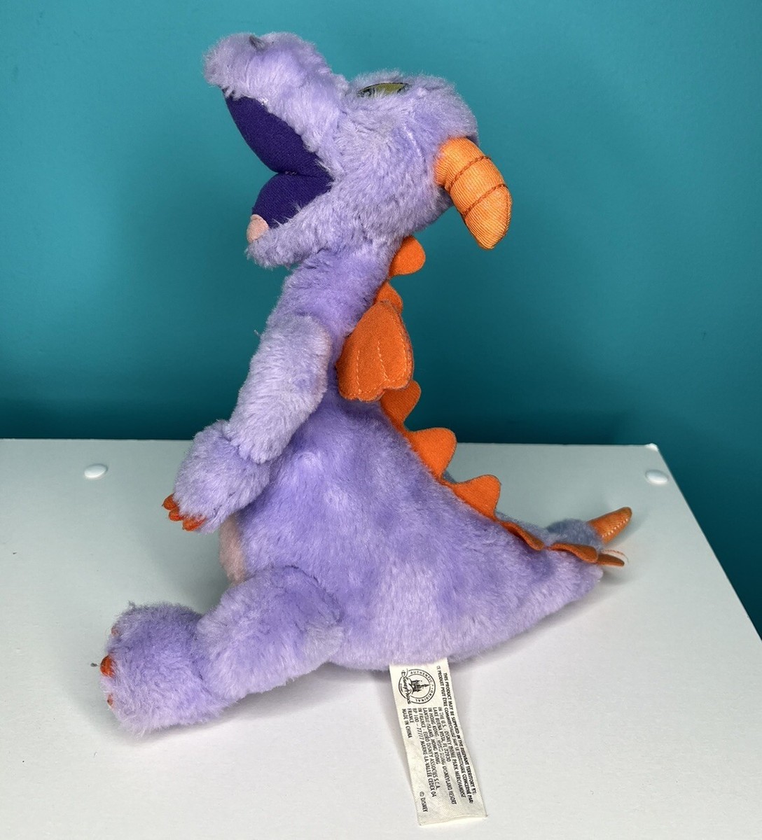 Figment Disney Parks Disneyland World Stuffed Plush Purple Dragon