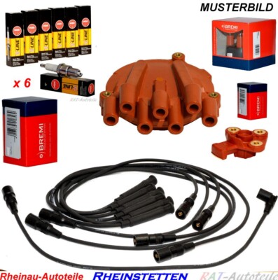 Verteilerkappe+Verteiler+Zündkabelsatz+Zünd.K MERCEDES BENZ 124 190 E,G,S Klass