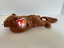 ty Beanie Baby -"BUCKY" the beaver MWMT 1995
