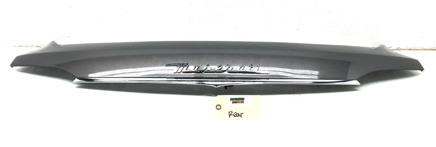 2017-2020 MASERATI LEVANTE S LIFTGATE BACK DOOR SPOILER TRIM OEM.