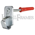 Heavy Duty Steel Safety Picture Frame Mirror Canvas Hooks 15kg + Screws & Plugs
