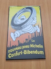 PLAQUE PUBLICITAIRE MICHELIN BIBENDUM REPRODUCTION DES EDITIONS COBRA