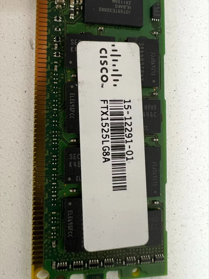 Lot -8x Cisco N01-M308GB2 15-12291-01 8GB 2Rx4 PC3L-10600R. REG RDIMM.  64GB - Image 2 of 4