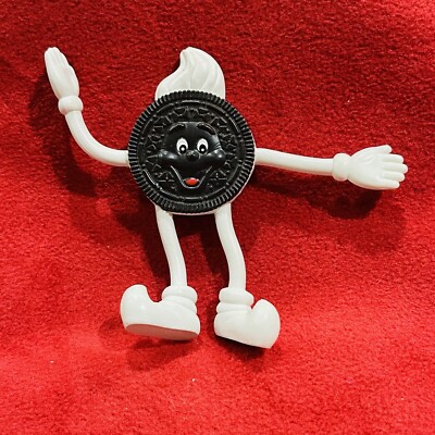 Vintage Nabisco Oreo Mann Cookie Bendie Figur biegsam biegsam Spielzeug