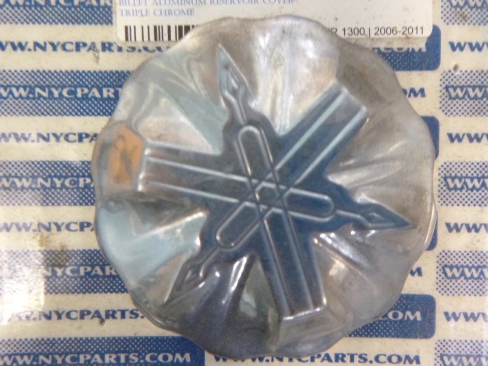 Крышка резервуара переднего и заднего тормозов - для всех мотоциклов Yamaha - хромированная - Изображение 3 из 4