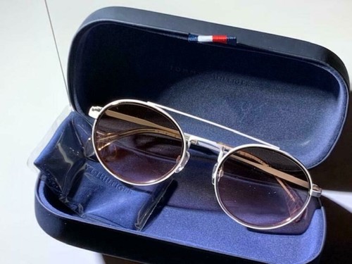 Tommy Hilfiger Women's Smooth Cream/Pink Pilot Sunglasses - TH1455S-0U1Y - Picture 2 of 12