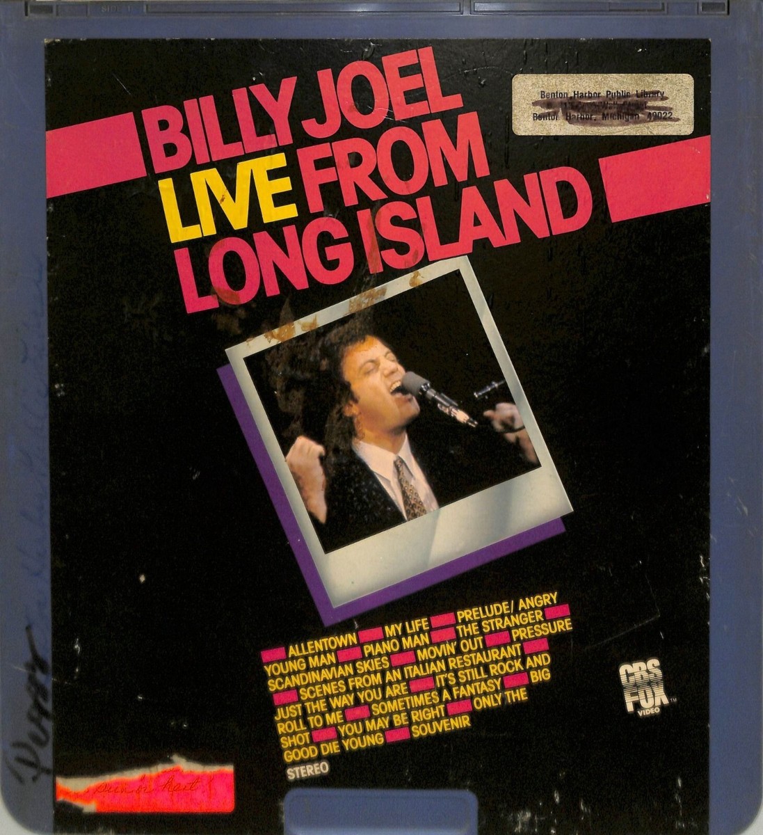 Billy Joel: Live From Long Island (1983) Vintage CED Videodisc | eBay