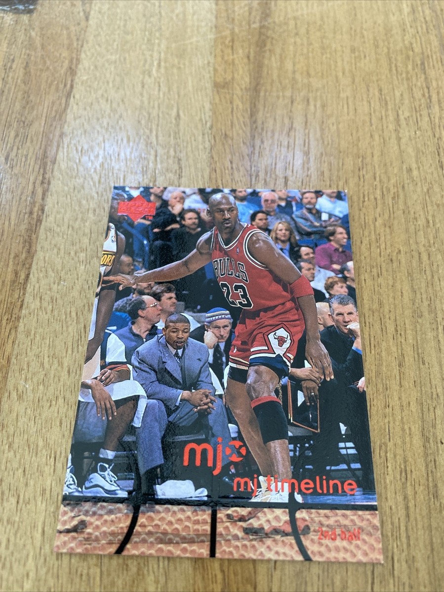 74 Michael Jordan Chicago Bulls 1998-199 Upper Deck MJ Timeline