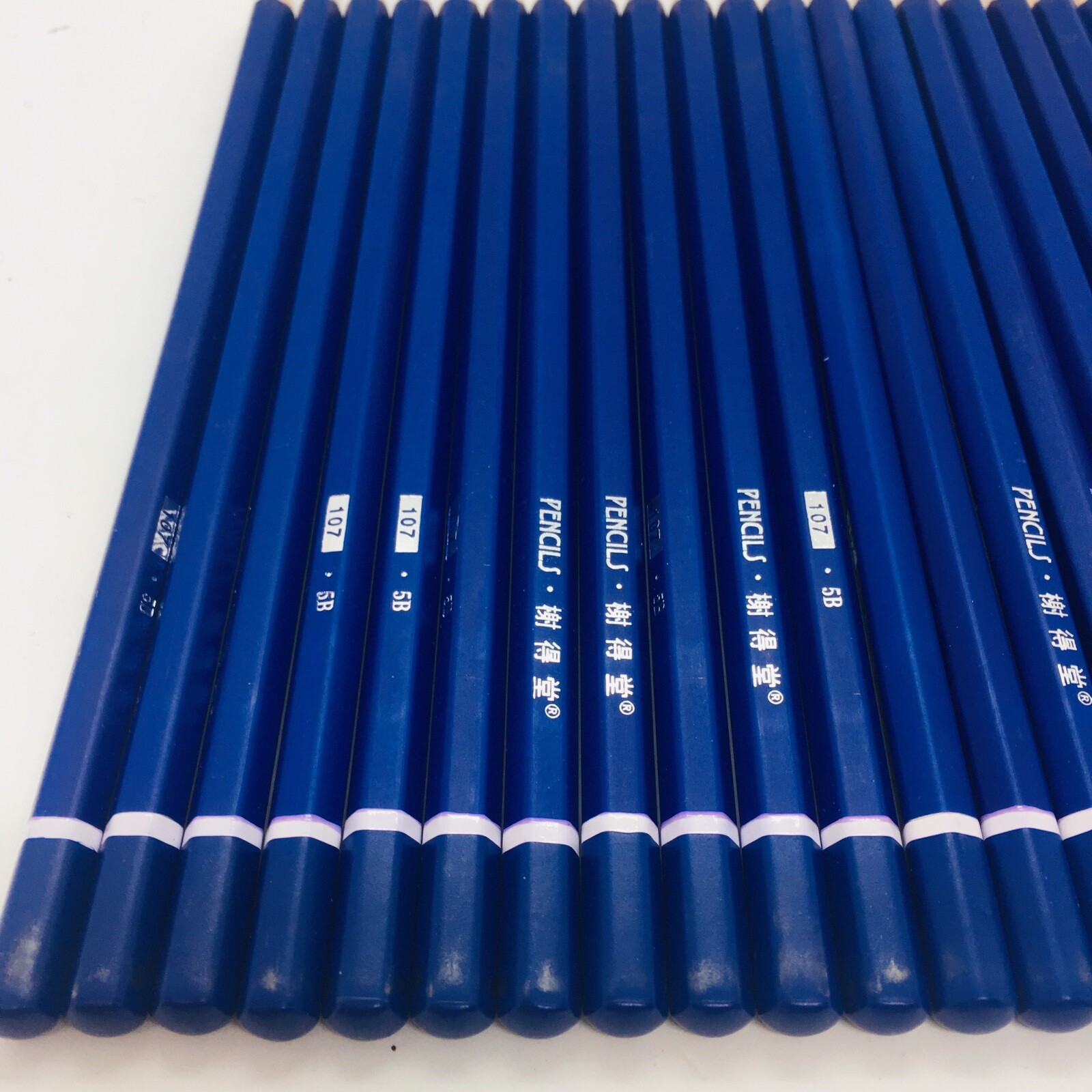 XDT Art Supplies 5B Pencil 24 PCS Set Sketch Art Drawing Graphite