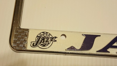 UTAH JAZZ vintage metal auto frame (not perfect) - Picture 5 of 5