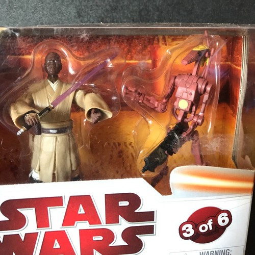 Star Wars TLC Geonosis Arena Showdown Mace Windu Battle Droid Commander 3 of 6