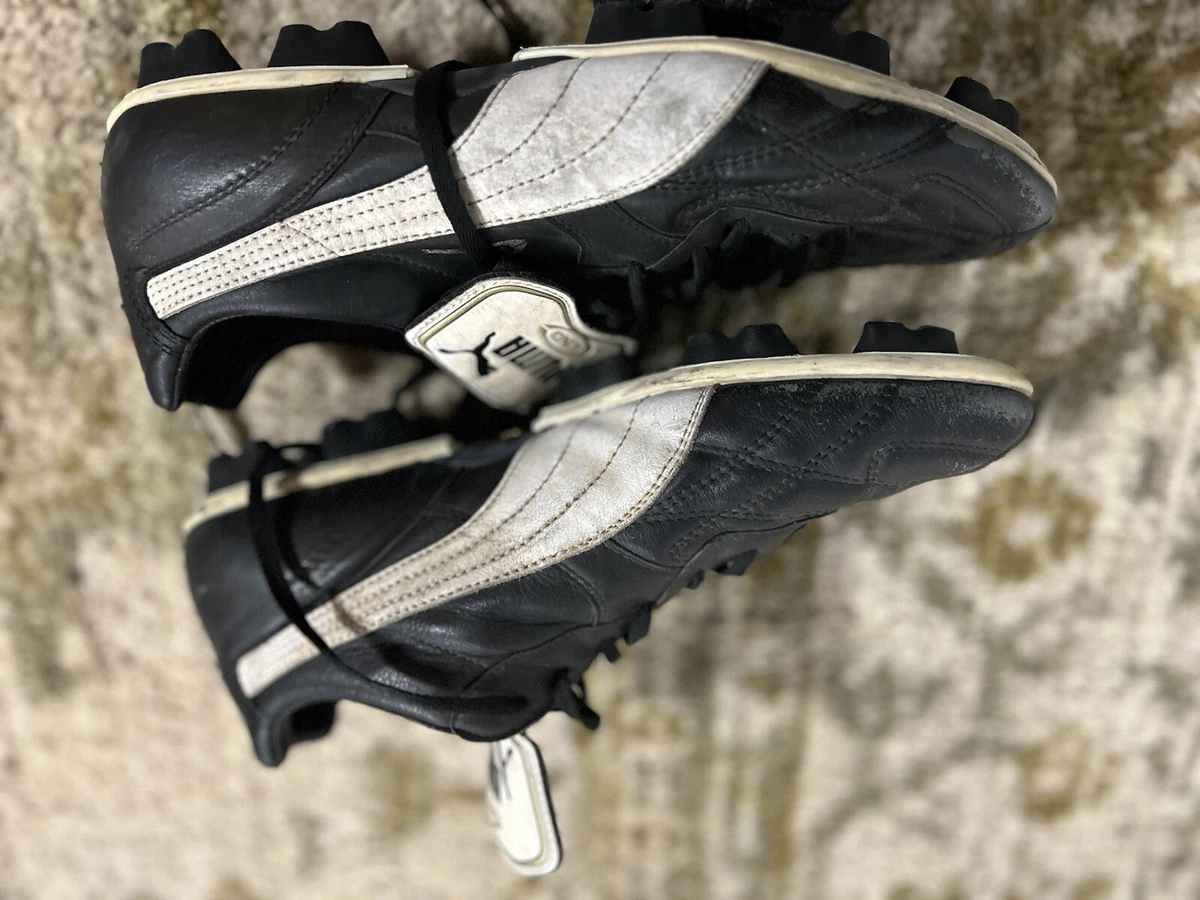 VINTAGE PUMA DUO FLEX KING FOOTBALL BOOTS RARE SOCCER CLEATS US