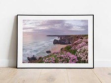 Framed Bedruthen Steps Photography | Cornish Seascape Wall Art for Sale - Home