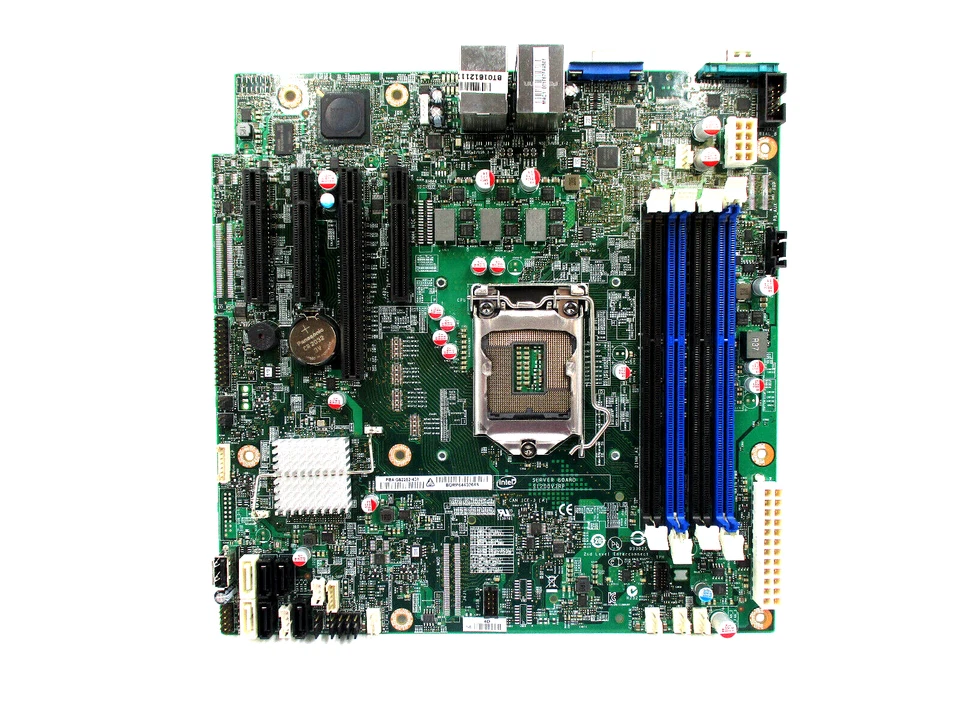 Intel S1200V3RP  Server DDR3 LGA 1150 Motherboard P/N: G62252-408 Tested Working - Image 2 of 4