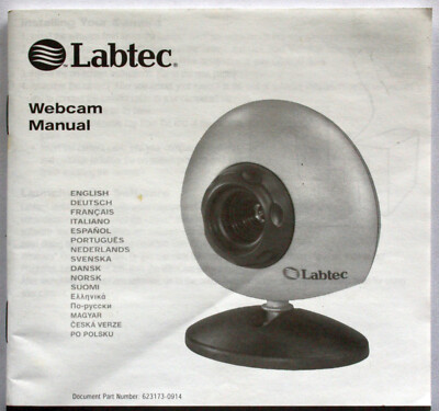 Retro-PC: Labtec Webcam Manual mehrsprachig