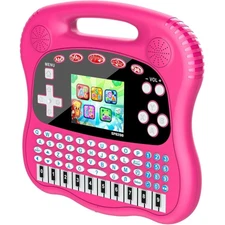 Interactive Early Learning Tablet - Educational Toys for Ages 2+ (Red)