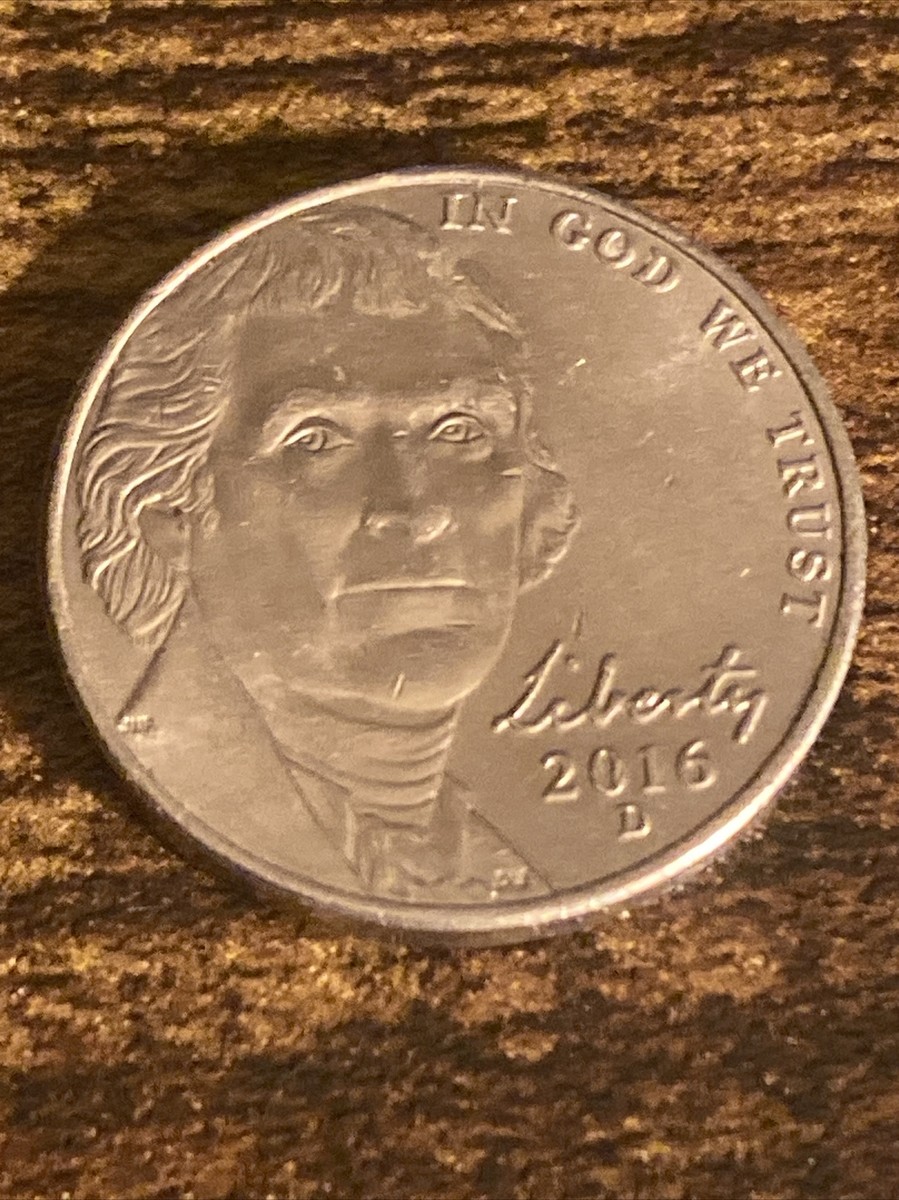 2016年5セント 2016 D Jefferson Nickel Five (5) Cent Actual Coin TK3226* | eBay