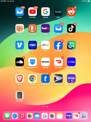 Apple iPad Pro 12.9-inch with TikTok installed 