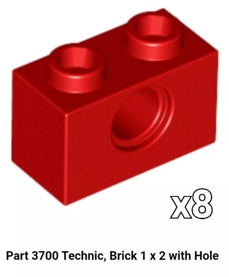 Lego 1x2 with hole sales