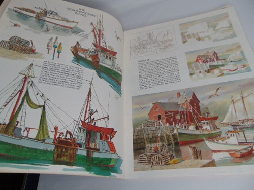 5 Vintage Art Instruction Books Draw & Paint Still Life, Oil, Watercolor, Boats - Picture 14 of 23