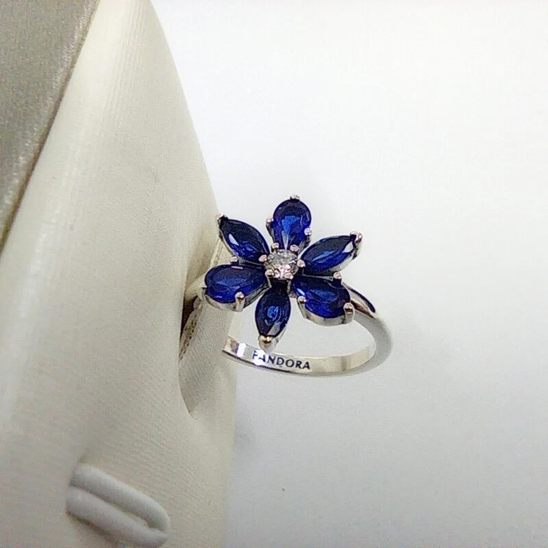 Pandora Sparkling Herbarium Cluster & Sparkling Herbarium  Ring Cluster Silver - Image 3 of 4