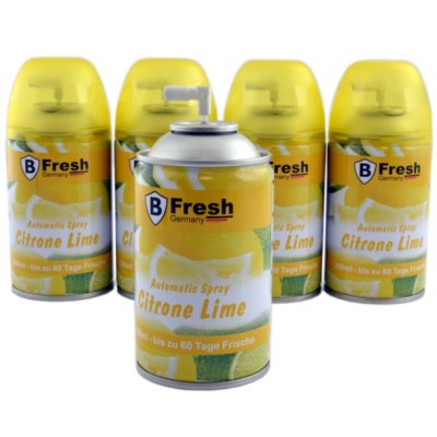 3x 250 ml Duftspray Nachfüller Kartusche 250ml Lavender Citrone Lime  Jasmine