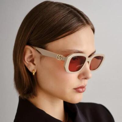 NEW Gucci GG1535S-003 Nude Sunglasses