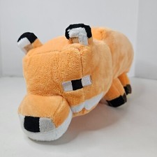 Minecraft Fox Plush Mojang Jinx Orange Pillow Stuffed Animal Toy