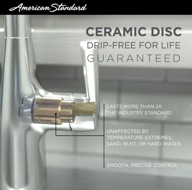 American Standard Fairbury Single-Handle Pull-Down Sprayer Kitchen Faucet Chrome