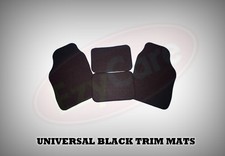 SEAT ALAMBRA fronts only  UNIVERSAL Car Floor Mats Black & BLACK