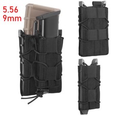 Tactical Molle Single/Double Magazine Carrier Pouch for Rifle Pistol Mag Pouch