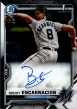 2021 Bowman Chrome Prospect Autographs Breidy Encarnacion