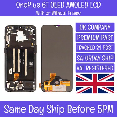 Pantalla LCD Para OnePlus 6T - Repuesto Completo Con Kit De Reparación, 6.41 Pulgadas, Negro