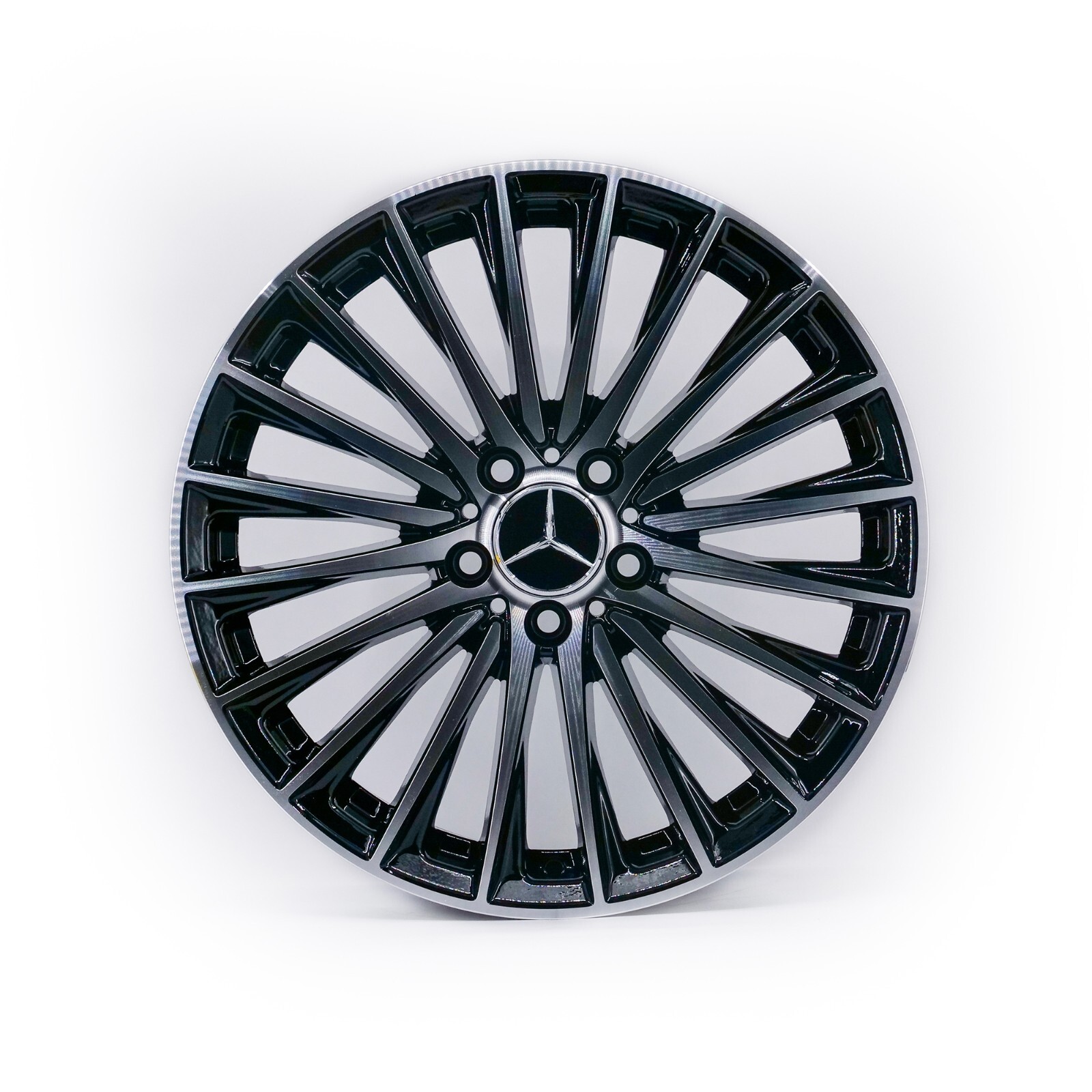 Mercedes styled Aluminum Auto Rim  18 x 9.5  Machine Face 1pc.