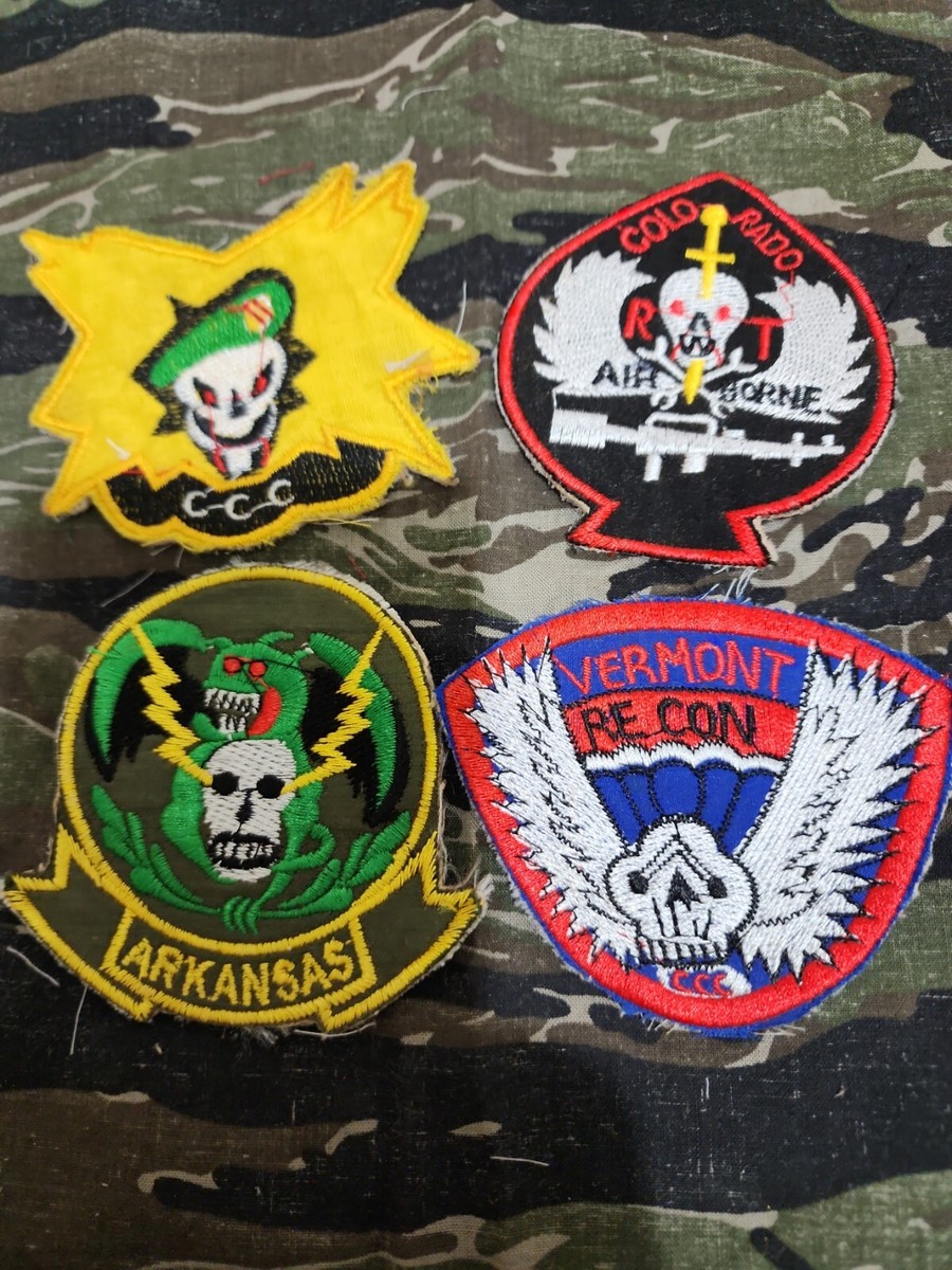 Vietnam War MACV SOG CCC Recon Team Patch Set #11 - Green Beret