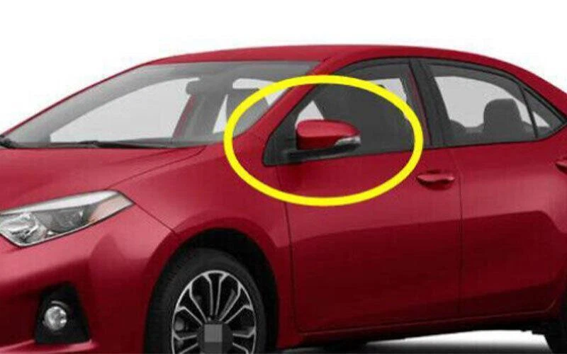 For Toyota Corolla 2014-2019 L&R Red Rear View Mirror Cap Cover Replace pair Foto 2 de 4