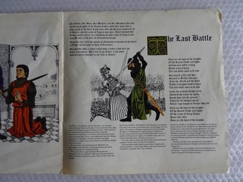 vINYL RECORD INSERT RICK WAKEMAN MYTHS LEGENDS KING ARTHUR A&M SP-4515 neocurio - Picture 5 of 9
