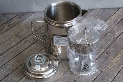 COLEMAN 12 Cup Stainless Steel Coffee Percolator Camp Stovetop