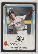2011 Bowman Draft Prospects Henry Owens #BDPP67 9gr