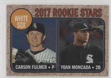 2017 Topps Heritage Rookie Stars Chrome /999 Carson Fulmer Yoan Moncada #117 8k4