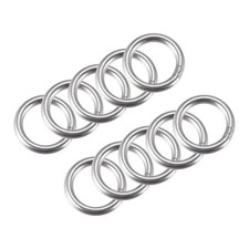 304 Stainless Steel Welded O-Ring 20mm 0.79" External Dia. 3mm thickness 10pcs