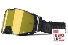 Helios Goggles - For Motocross, Dirt Biking, ATV,  Single - Goggles Obsidian