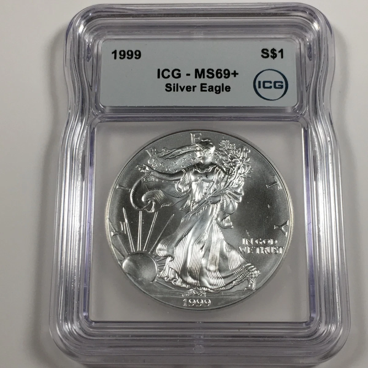 American Eagle MS 69 Graded 1999 Silver Bullion Coins for sale | eBay