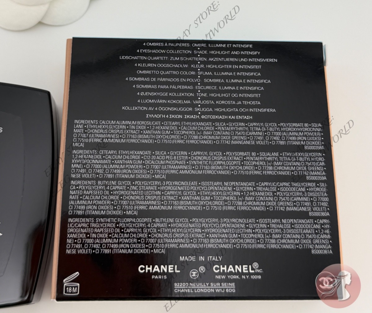 CHANEL LES 4 OMBRES Multi-Effect Quadra Eyeshadow #78 RIVAGE NIB