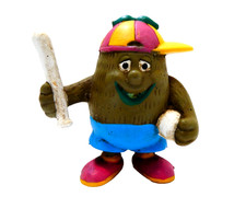 VINTAGE KIWI KIDS 1991 PVC PLASTIC TOY BASEBALL MASCOT FIGURINE