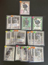 2021 Cristian Hernandez  Bowman Chrome !st Refr, base,  Mojo Auto, Lot