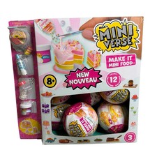 HUGE LOT of 17 With Display Box Mini Verse Make It Mini Food Diner Series 3 NEW